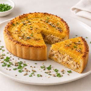 Pastel de pollo y camote