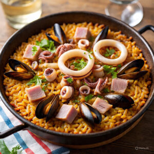 Arroz con frutos de mar