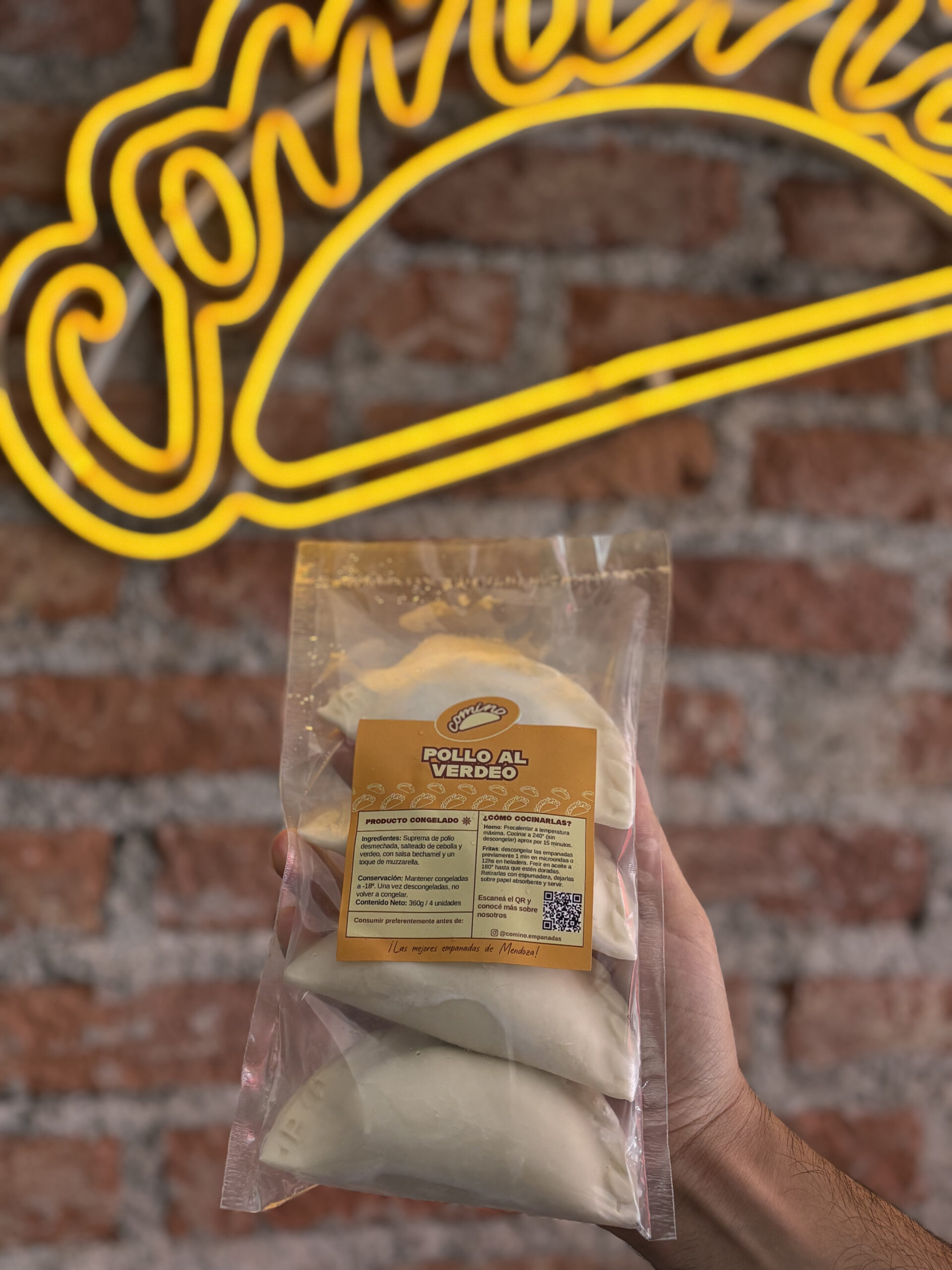 Pack x 4 empanadas Pollo al verdeo para hornear