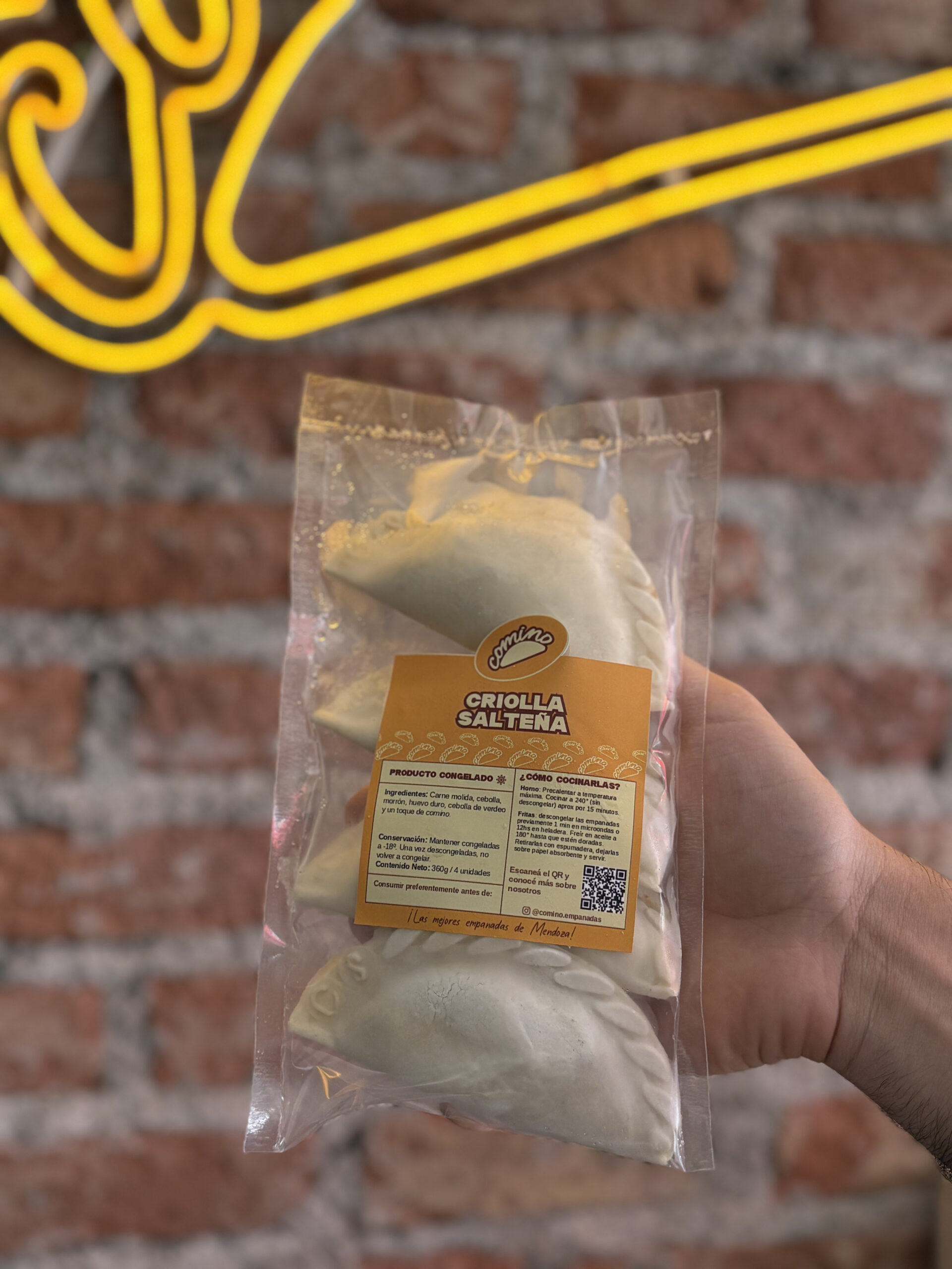 Pack x 4 empanadas criollas para hornear