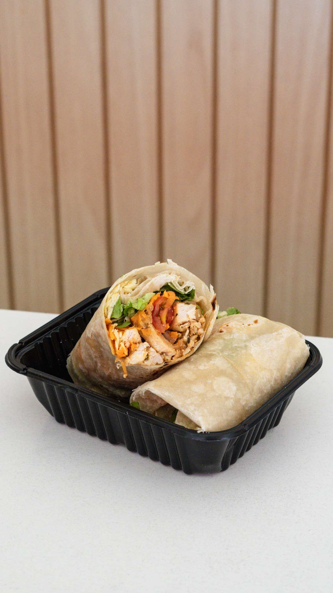 Wrap fresco de pollo