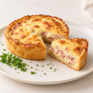 Tarta de Jamon y Queso